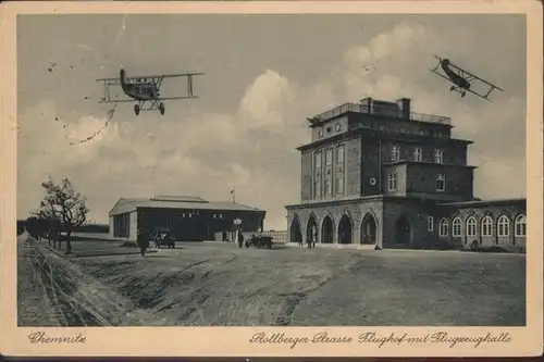 Chemnitz Chemnitz Stollberger Strasse Flughof Flugzeughalle x / Chemnitz /Chemnitz Stadtkreis