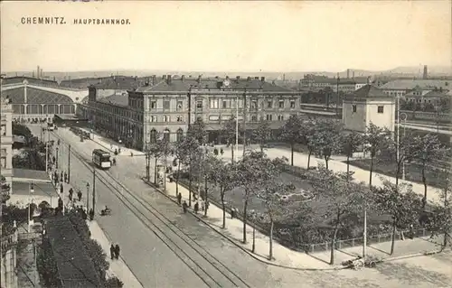 Chemnitz Hauptbahnhof Strassenbahn x