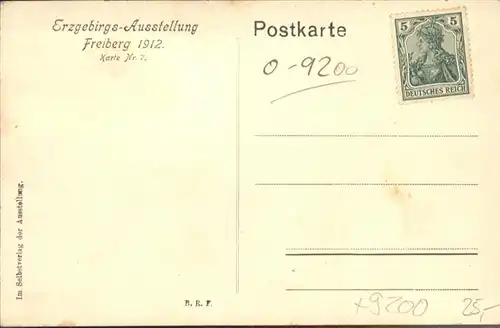 Freiberg Erzgebirgs-Ausstellung 1912 *