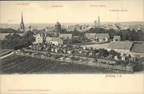 Freiberg Donatsturm Jacobikirche St. Nicolei-Kirche *