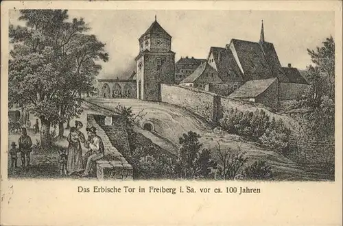 Freiberg Sachsen Erbische Tor x