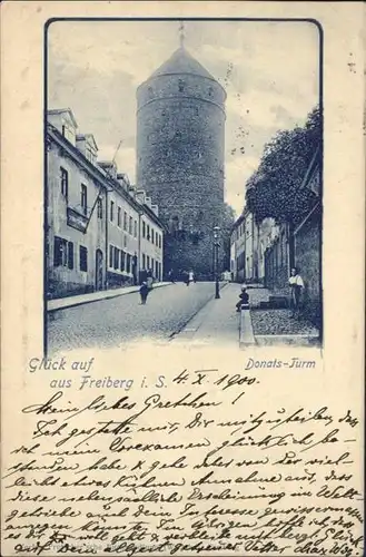Freiberg Sachsen Donats Turm x