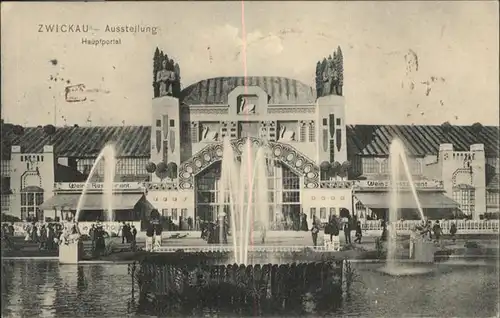 Zwickau Ausstellung Springbrunnen x