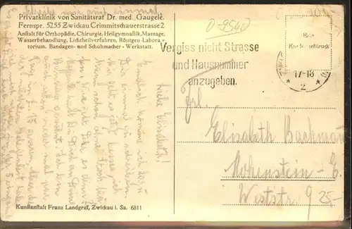 Zwickau Privatklinik Dr Gaugele x