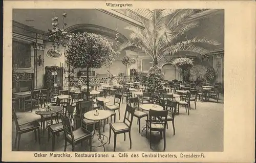 Dresden Restaurant Cafe Centraltheater Oskar Marschka x