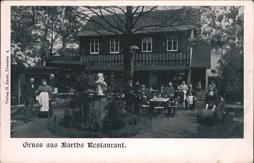Dresden [Verlag H. Barth] Barths Restaurant  *