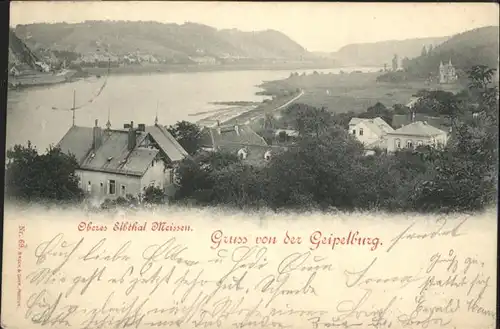 Meissen Geipelburg Elbe x