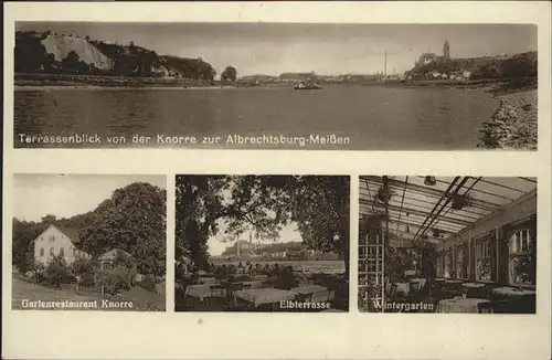 Meissen Knorre Albrechtsburg Restaurant Elbe x