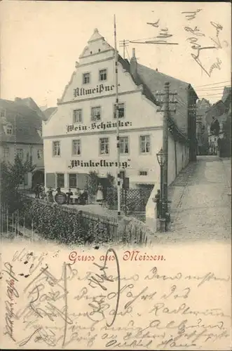 Meissen Elbe Sachsen Meissen Weinschaenke Winkelkrug x / Meissen /Meissen LKR