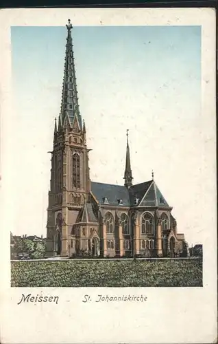 Meissen St. Johanniskirche Goldfensterkarte Nr.  x