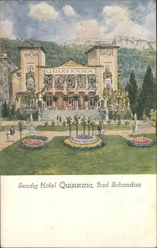 Bad Schandau Bad Schandau Sendig Hotel Quisisana Saechsische Schweiz * / Bad Schandau /Saechsische Schweiz-Osterzgebirge LKR