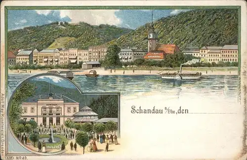 Bad Schandau Saechsische Schweiz Flussdampfer *