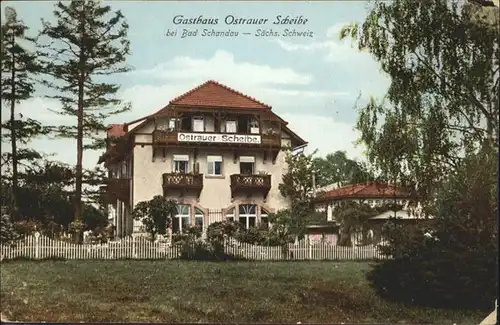 Bad Schandau Gasthaus Ostrauer Scheibe x