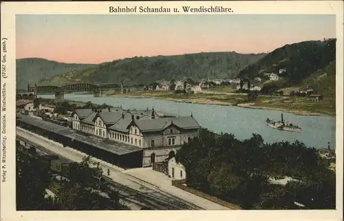Bad Schandau Wendischfaehre Zug *