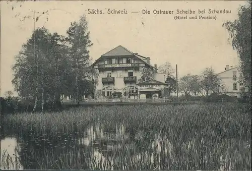 Bad Schandau Ostrauer Scheibe Hotel Pension  x