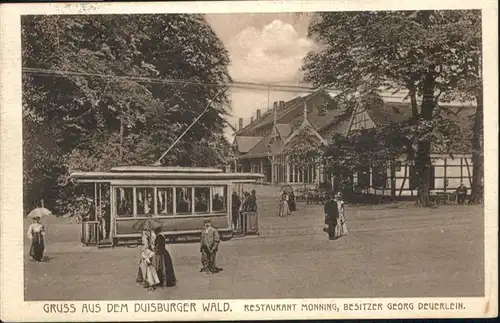 Duisburg Ruhr Duisburg Restaurant Monning Strassenbahn x / Duisburg /Duisburg Stadtkreis