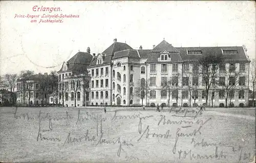 Erlangen Prinz Regent Luitpold Schulhaus Puchtaplatz