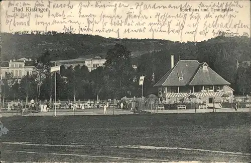 Bad Kissingen Sporthaus Tennisplatz