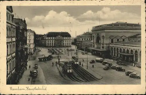 Mannheim Bahnhof Strassenbahn