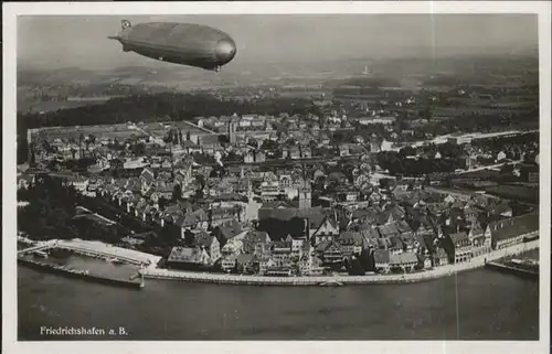 Friedrichshafen Fliegeraufnahme Zeppelin