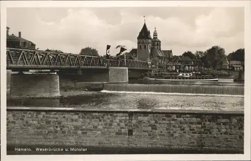 Hameln Weserbruecke Muenster