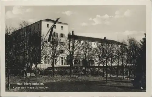 Bad Mergentheim Kuranstalt Haus Schwaben