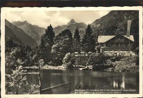 Oberstdorf  Wald Hotel Christlessee Kratzer Trettachspitze