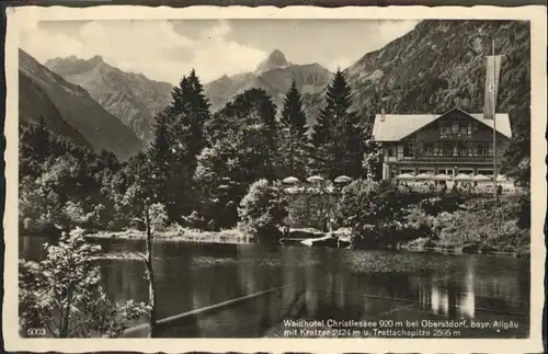 Oberstdorf Wald Hotel Christlessee Kratzer Trettachspitze