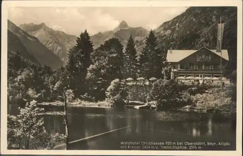 Oberstdorf Wald Hotel Christlessee Kratzer Trettachspitze