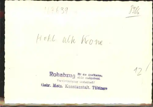 Tuebingen [Verlag Metz] Alte Krone