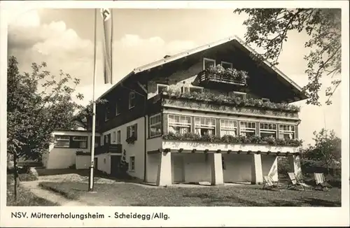 Scheidegg Allgaeu NSV Muettererholungsheim