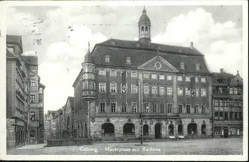 Coburg Marktplatz Rathaus