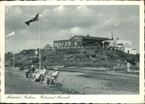 Borkum Nordseebad Restaurant Sturmeck / Borkum /Leer LKR