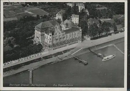 Bad Godesberg Rheinhotel Dreesen Fliegeraufnahme 