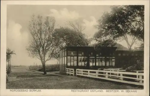 Borkum Nordseebad Borkum Restaurant Ostland * / Borkum /Leer LKR