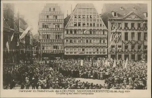 Hannover Saengerbundesfest Marktplatz *