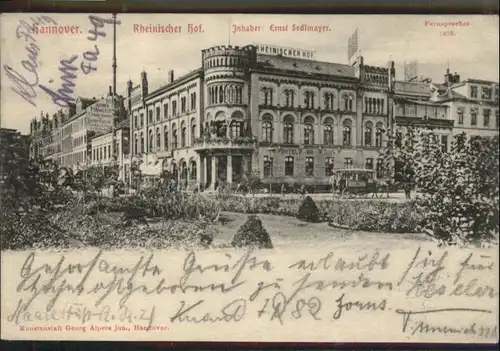 Hannover Rheinischer Hof x