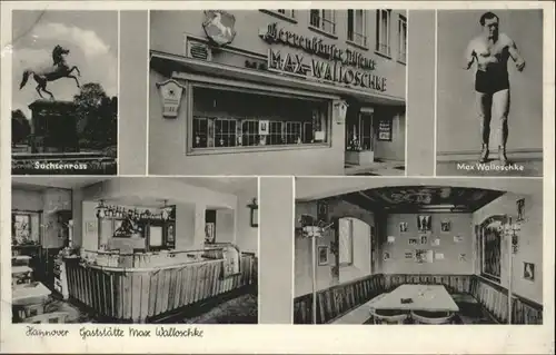 Hannover Gaststaette Max Walloschke Sachsenross *