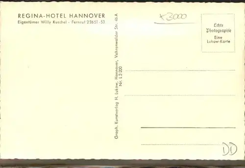 Hannover Hotel Regina *