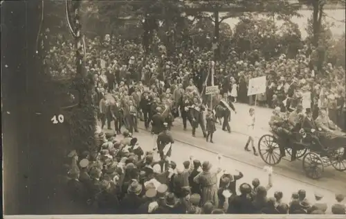 Hannover 9. Deutsches Saengerbundesfest 1924 Parade *