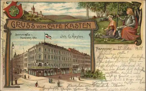 Hannover Cafe Kasten Bahnhofstrasse Theaterplatz x