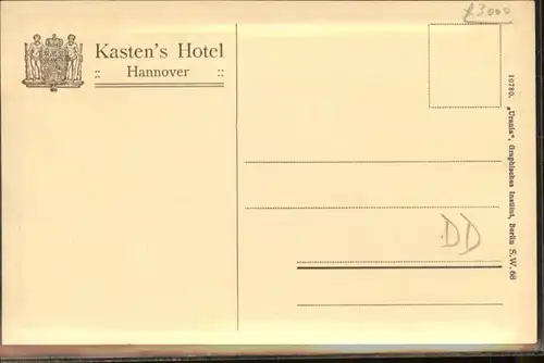 Hannover Kastens Hotel  *