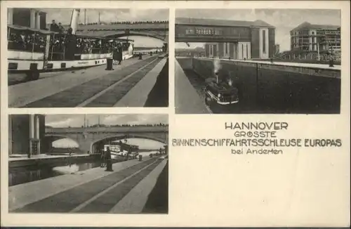 Hannover Binnenschiffahrtsschleuse bei Anderten *
