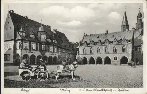 Goslar Kutsche Marktplatz *