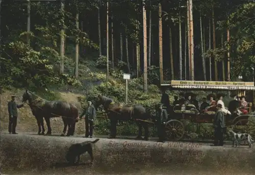 Bad Harzburg Pferd Wagen Hund *