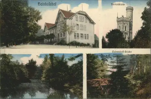 Goettingen Niedersachsen Goettingen Hainholzhof Bismarckturm Wahrendorff Bruecke Teich x / Goettingen /Goettingen LKR