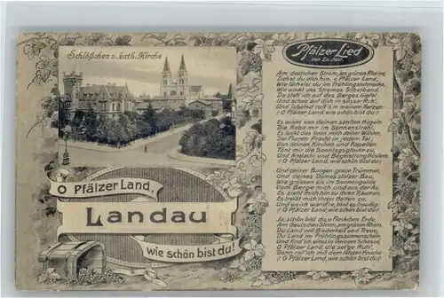 Landau Pfalz Landau Lied Schloesschen x / Landau in der Pfalz /Landau Pfalz Stadtkreis