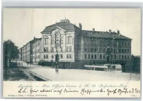 Landau Pfalz Landau Infanterie-Regiment Offizierskasino x / Landau in der Pfalz /Landau Pfalz Stadtkreis