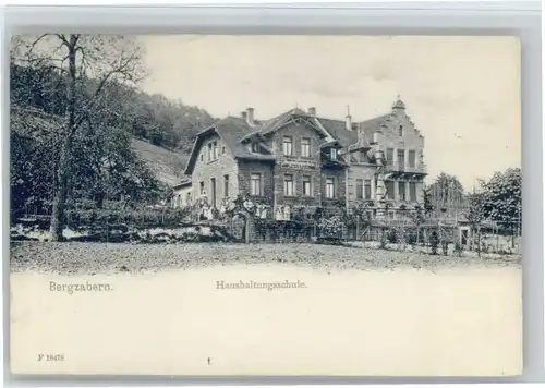 Bad Bergzabern Haushaltungs Schule  *