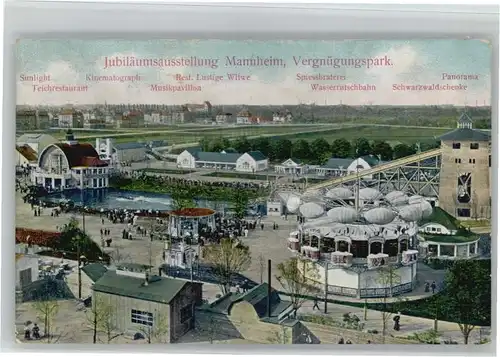 Mannheim Jubilaeumsausstellung Vergnuegungspark x / Mannheim /Mannheim Stadtkreis